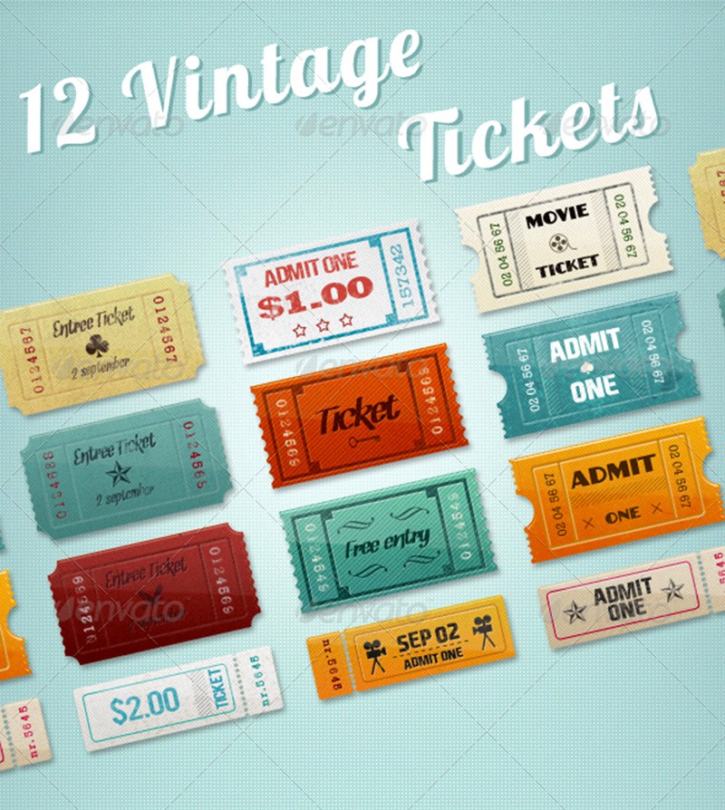 12 Vintage Event Cinema Tickets