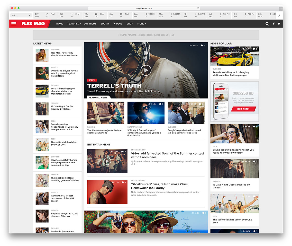 flex mag wordpress theme