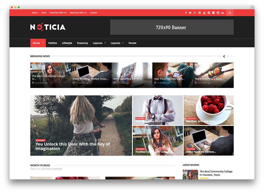 noticia wordpress magazine theme