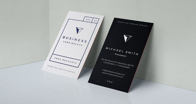 Business Card Mock Up PSD