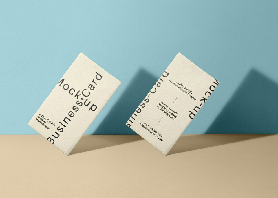 Business Card Mockup PSD