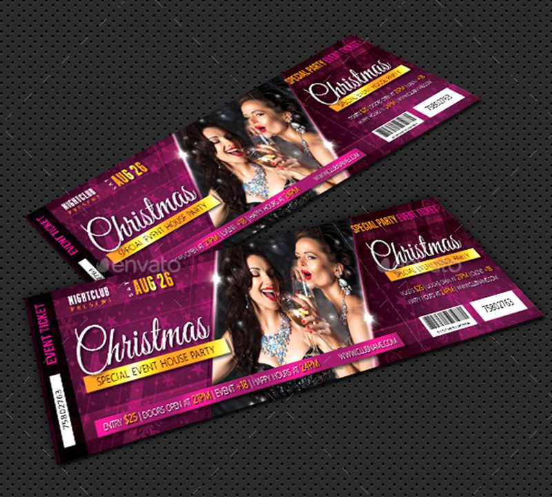 Christmas Party Event Ticket