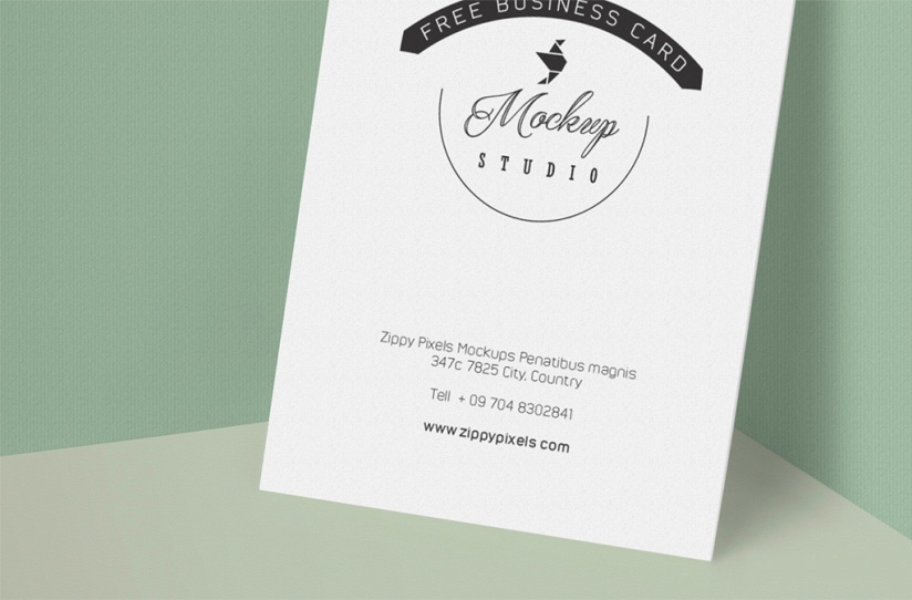 Customizable Free Business Card Mockup PSD