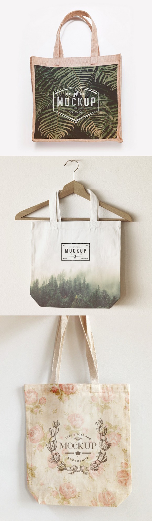 FREE JUTE AND TOTE BAG MOCKUPS