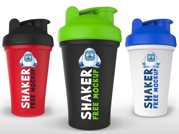 FREE PROTEIN SHAKER MOCKUP