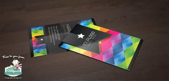 Free Business Card Mock Up