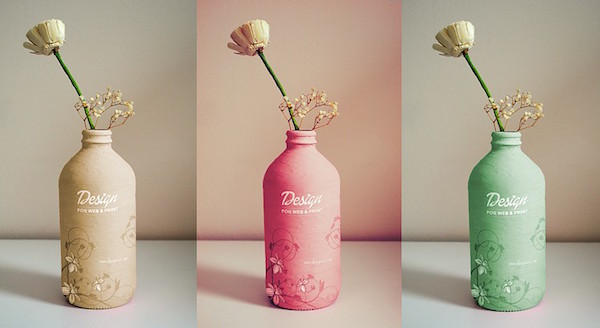 HANDMADE BOTTLE MOCKUP