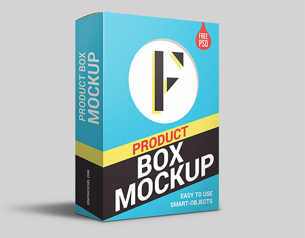 PRODUCT PACKAGING BOX PSD MOCKUP