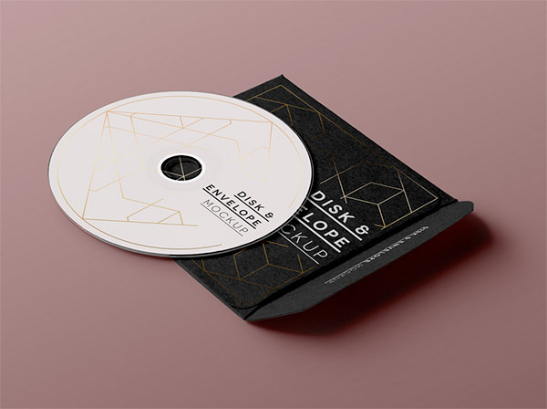 PSD CD DISK SLEEVE MOCK UP