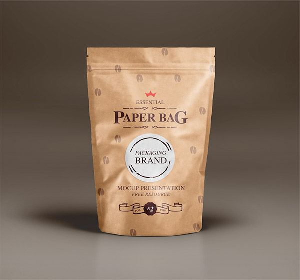 PSD PAPER BAG MOCK-UP TEMPLATE