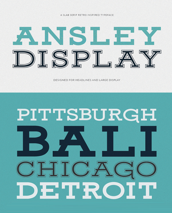 Ansley Display Free Font