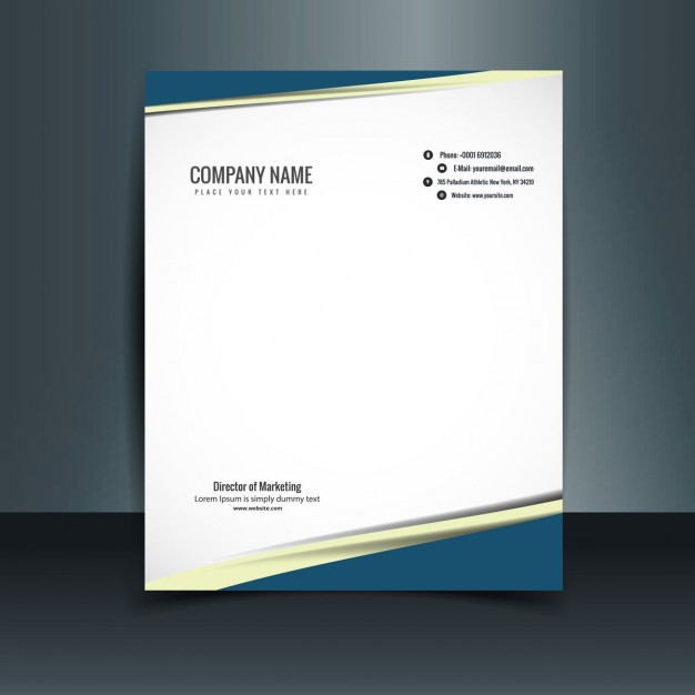 Business Letterhead Free Vector