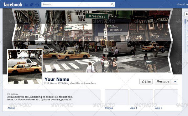 Facebook Folded Timeline Cover