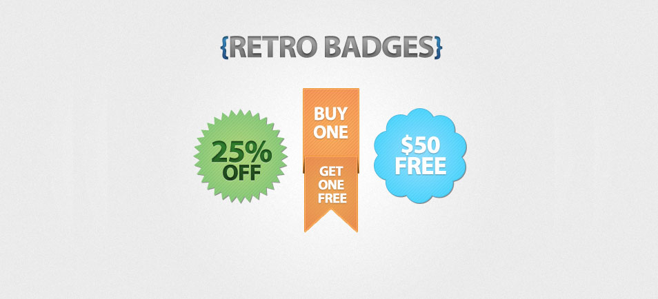 Free Retro Badges