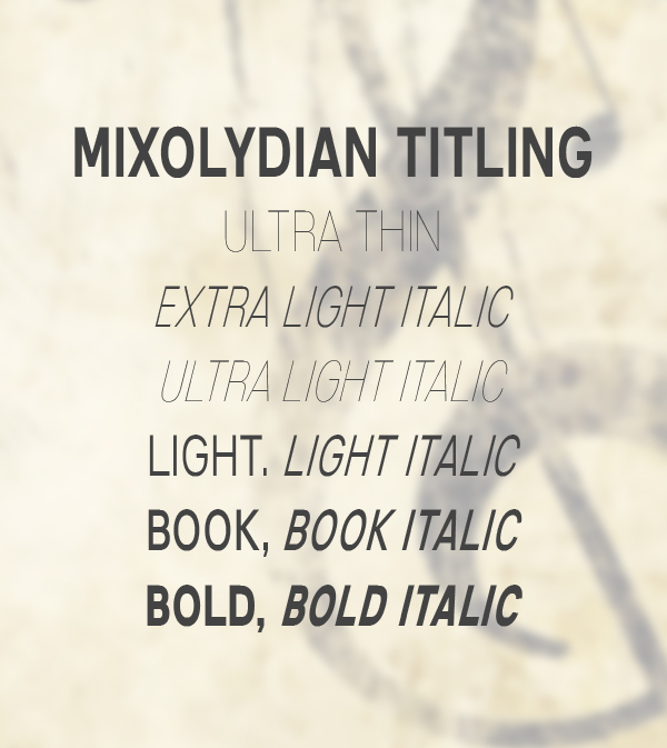 Mixolydian Titling Free Font