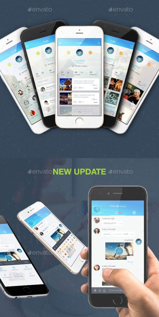 50+ Best Mobile App UI Design PSD Templates - PSD Templates