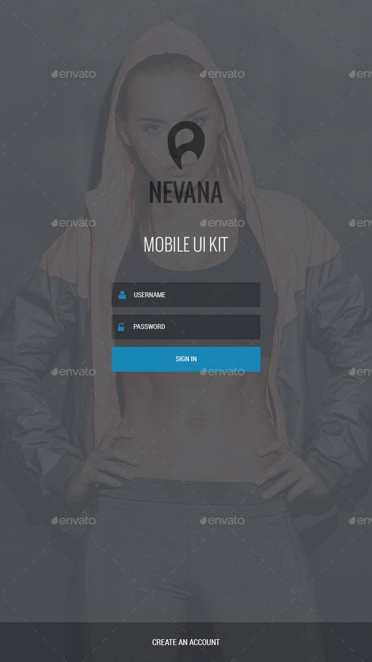 Nevana – Mobile UI Kit