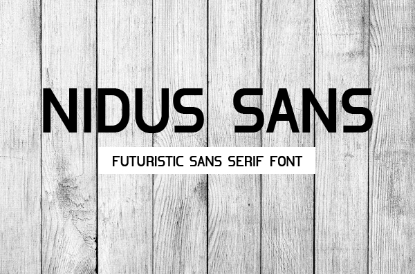 Nidus Sans Free Font