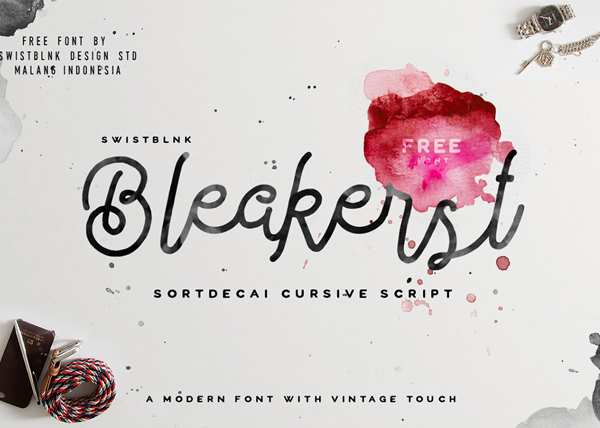 Bleakerst Free Font