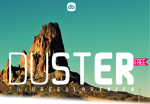 Duster Free Font
