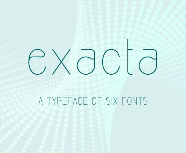 Exacta Free Font