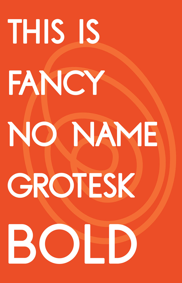 Fancy No Name Grotesk Bold Free Font