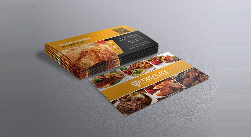 Free Restaurant Business Card Template