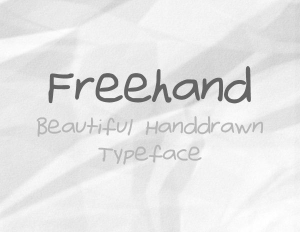 Freehand Free Font