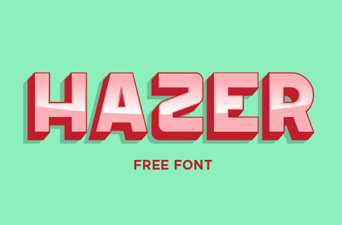 Hazer Typeface Free Font