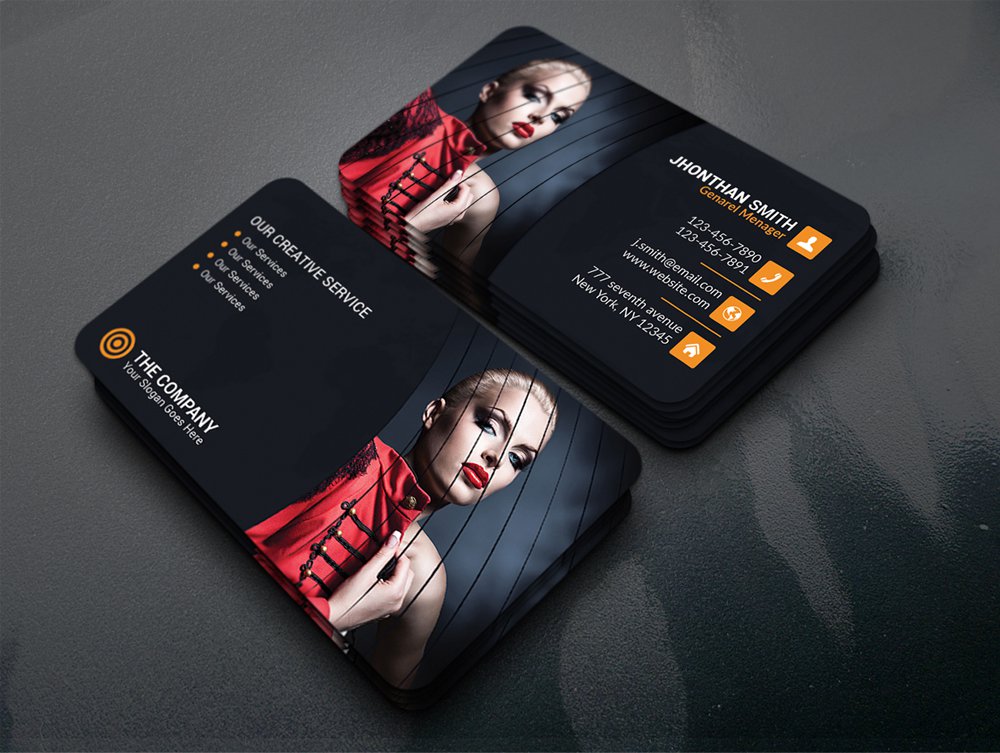 Photography Business Card Template PSD