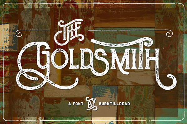 The Goldsmith Vintage Free Font