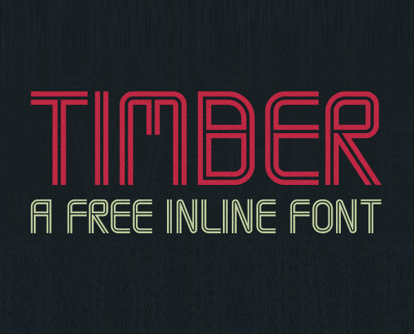 Timber Free Font