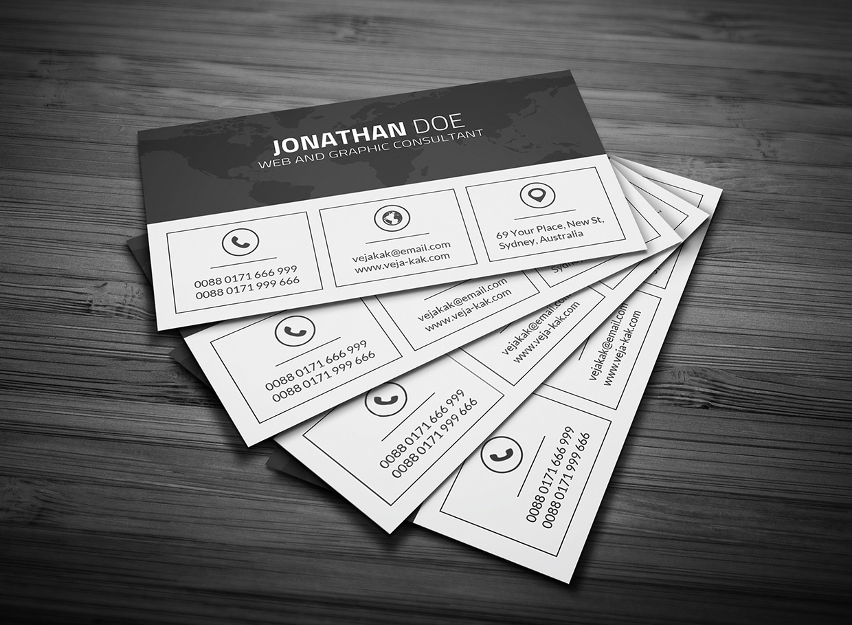 Free Corporate Business Card PSD 8