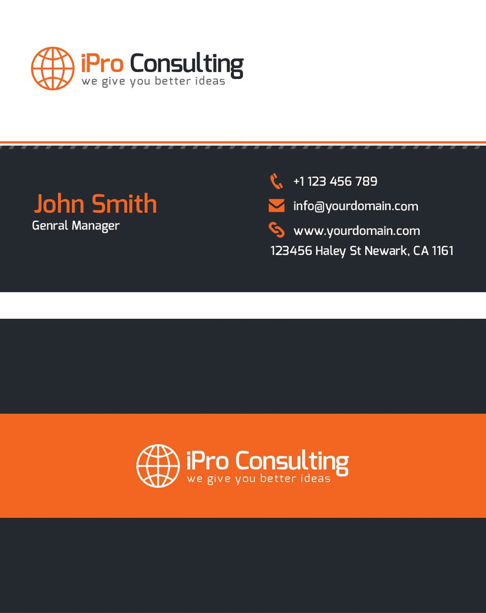 IPro Consulting Business Cards