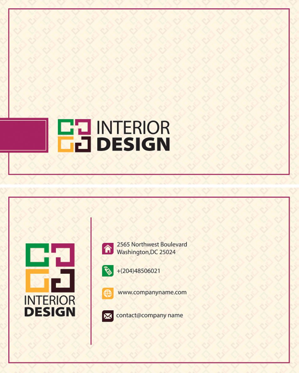 Interior Design Business Card
